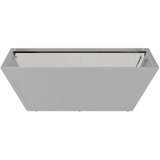  Vrtna saksija Srebrno 50 x 50 x 15 cm Nehrđajući čelik | shoptok.hr