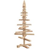  | Drveno božićno drvce | s stalakom prirodno 90 cm Masivna borovina | shoptok.hr
