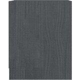 vidaXL Nočna omarica 2 kosa siva 35,5x33,5x41,5 cm trdna borovina | Shoptok.si