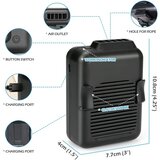 Venisymlis Prenosni Ventilator Z Ogrlico Za Prostoročno Uporabo, Primeren Za Uporabo V Zaprtih Prostorih In Na Prostem, (22070274) | Shoptok.si