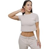 GymBeam ženska majica agile cropped desert | ePonuda.com