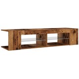 TV ormarić LED boja drva 135x39x30 cm konstruirano drvo | shoptok.hr