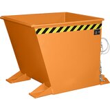 eurokraft pro Prekucni zaboj za ostružke, prostornina 0,55 m³, oranžne barve RAL 2000 | Shoptok.si