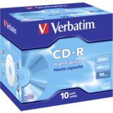 Verbatim 1x10 CD-R 90 / 800MB JC 48x Speed, ExtraProtection u