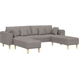  Kavč z blazino 3 pcs Taupe blago, (5000138019) | Shoptok.si