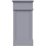 Ormarić za cipele sivi 50 x 28 x 58 cm od drva paulovnije | Eponuda.com