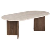 Hanah home sto za dnevnu sobu sable travertine walnut | Eponuda.com