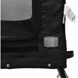 vidaXL prikolica za bicikl za ljubimce crna od tkanine i željeza | shoptok.hr