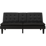 Støraa Crna sklopiva sofa od imitacije kože 191 cm Maine – | shoptok.hr