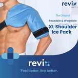 REVIX xl gelni hladilni obkladek za ramo za hlajenje pri zvinih, oteklinah in bolečinah odprta embalaža | Shoptok.si