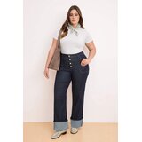 Trendyol Ženske farmerke TBBSS26CJ00009, Tamnoplave Cene