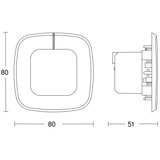 Steinel 058500 - senzor prisustva ir quattro slim xs V3 knx, bela | Eponuda.com