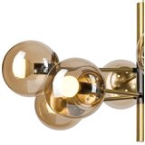  Luster na šipci ROLLO 8xE14/5W/230V zlatna/zadimljeno-bež | Eponuda.com