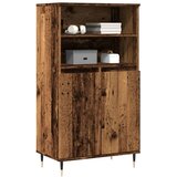  Visoka komoda boja staro drvo 60x36x110 cm konstruirano drvo | shoptok.hr