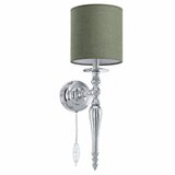 Brilagi Zidna lampa NUBILA 1xE27/60W/230V sjajni hrom/zelena | Eponuda.com