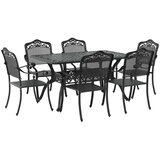  Set od 4 Crna Lijevani aluminij 150x90x72 cm Dekorativni umetci | shoptok.hr