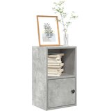 vidaXL Knjižna omara betonsko siva 31x24x52 cm inženirski les | Shoptok.si