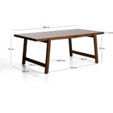 Kave Home Vrtna miza z mizno ploščo iz akacije 100x200 cm Itani – | Shoptok.si