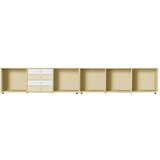 Hammel Furniture Svetlo rumena nizka komoda 267x61 cm Mistral – | Shoptok.si