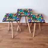 Hanah home set stolića za kafu 3Shp214, 3 dijela, šareni | Eponuda.ba