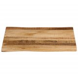 Stolna ploča sa živi rub 60x60x2,5 cm masivno grubo drvo manga | shoptok.hr