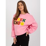 My Red Lips Sweatshirt-EM-BL-617-6.07P-pink | Shoptok.si