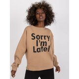 ex moda Sweatshirt-EM-BL-U624.99-dark beige | shoptok.hr