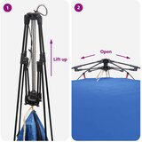 Instant Takojšnji šotor Azurna modra 260 x 260 x 197 cm Jeklo, (5000136967) | Shoptok.si
