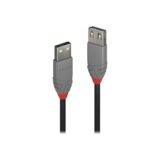 Lindy 36703 USB kabel 2 m USB 2.0 USB A Črna, Siva | Shoptok.si