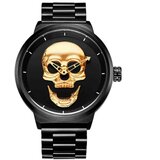  Moška ura Skull Head Zlata | Shoptok.si