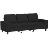  2-dijelni set sofa s jastucima crni od tkanine | shoptok.hr