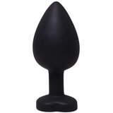 Fantasy toys Anal butt plug srce Black M | Eponuda.com