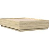 vidaXL Posteljni okvir sonoma hrast 160x200 cm inženirski les | Shoptok.si