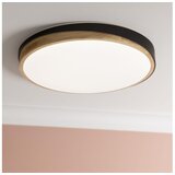 Brilliant LED prigušiva stropno svetlo BAARLO LED/36W/230V, prečnika 50 cm, crno + daljinski upravljač | Eponuda.com