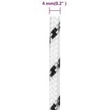 Pleteni brodski konop bijeli 4 mm x 250 m poliesterski | shoptok.hr