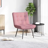 vidaXL Stolica za opuštanje ružičasta 64x74x84 cm baršun | shoptok.hr