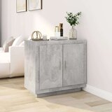 vidaXL komoda siva boja betona 80x40x75 cm od konstruiranog drvo | shoptok.hr