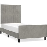  Okvir za krevet bez madraca svjetlosivi 80x200 cm baršunasti | shoptok.hr