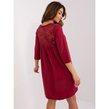 RUE PARIS Dress-RV-SK-7321.70-burgundy | shoptok.hr