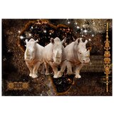  Samoljepljiva foto tapeta - Golden Rhino 196x140 | shoptok.hr