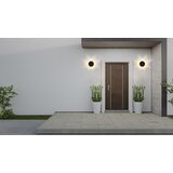Lesnina-XXXL Vanjska zidna LED svjetiljka Kanas (8 W, 160 x 160 x 50 mm, Crna, IP54) | shoptok.hr
