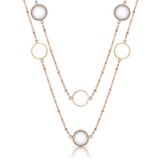  freelook roze zlatna ogrlica od hirurškog Čelika ( frj.3.6016.4 ) Cene