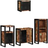  Set namještaja za kupaonicu 4 kom. Višebojno i crno | shoptok.hr
