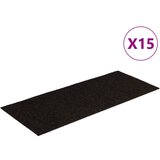 The Living Store Samolepilne preproge za stopnice 15 kosov 60x25 cm temno rjave - Preproga Za Stopnice, (21487560) | Shoptok.si