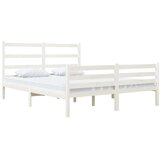  Posteljni okvir bel iz borovine 120x190 cm 4FT, (20644369) | Shoptok.si