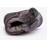 Boto Children's snow boots with fur lining and ear details gray Betty | shoptok.hr