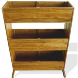  3-nadstropna visoka greda trden akacijev les, (20618733) | Shoptok.si