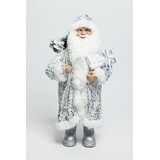 AMC HOME Novogodišnja figura Deda Mraz, 60cm, Srebrni Cene