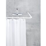 Wenko bijela univerzalna kutna šipka za zavjesu za tuš ili kadu White, ø 2 cm | shoptok.hr