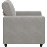 SOFA fotelja svijetlosiva 100x77x82 cm baršun | shoptok.hr
